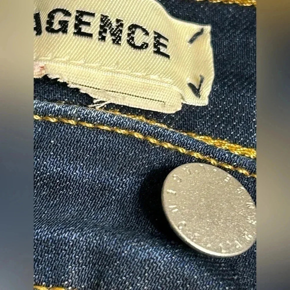 L AGENCE  jeans ,women high rise ,skinny ,cropped blue denim  jeans . - Picture 15 of 15